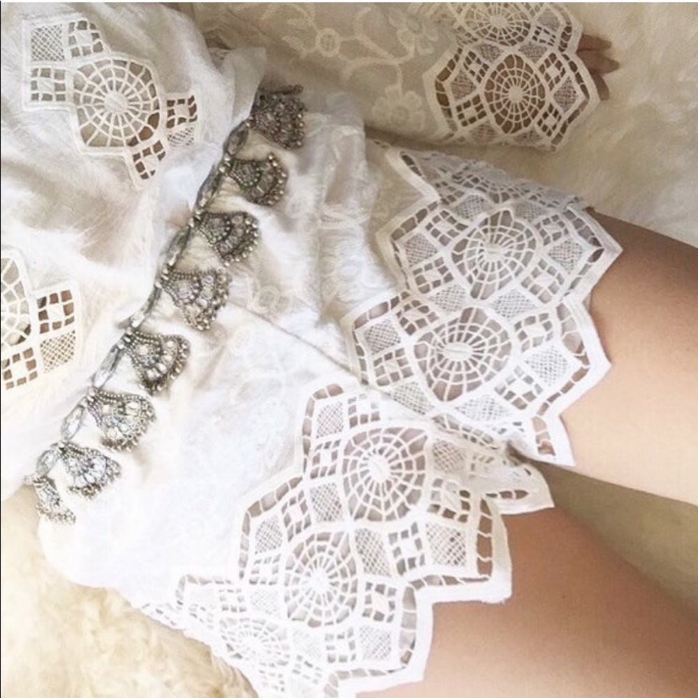 Indian Banjara Silver Boho Festival Chain Belt